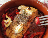 Foto del paso 6 de la receta: Lomo de salmón con pimiento y philadelphia especiado al horno