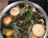 A picture of step 1 of Homemade Chicken Stock.