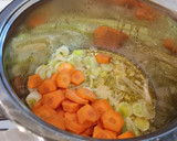 Foto del paso 2 de la receta: Puré de puerros, judías verdes y calabaza