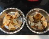 समोसा छोले चाट (samosa chole chaat recipe in marathi) रेसिपी स्टेप 3 फोटो 