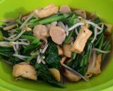 Foto langkah ke 4 dari resep Tumis sawi tauge.