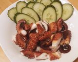 Hình bước làm 5 của món Bạch tuộc nướng sate