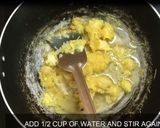 A picture of step 6 of Aam halwa.