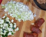 Foto del paso 1 de la receta: Lentejas picantonas con chorizo y verduras