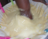 A picture of step 3 of Raw Pap made from scratch.