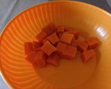 A picture of step 1 of Savory Castagnaccio with Pumpkin and Parmesan Cheese.