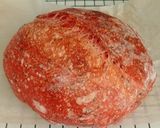 Foto langkah ke 16 dari resep Angkak Wijen Hitam Sourdough Bread.