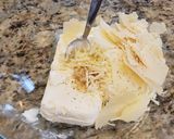A picture of step 1 of Spinach Artichoke Dip.