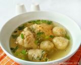 Foto langkah ke 4 dari resep 8. Tahu Baso Udang Kuah.