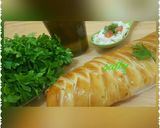 A picture of step 5 of Chicken Braid Pie.