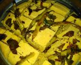 A picture of step 6 of Dhokla.