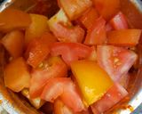 A picture of step 2 of Chatpati tamatar chutney.