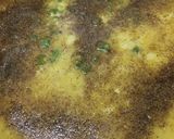 A picture of step 14 of Chane ki dal gosht with rice.