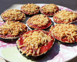 Foto del paso 5 de la receta: Mini pizzas de berenjena