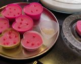A picture of step 3 of Strawberry jello pudding.