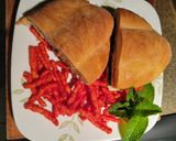 A picture of step 7 of Chicken Milanesa Sandwich.