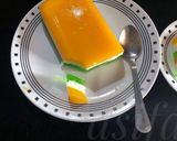 A picture of step 6 of Tiranga Pudding.
