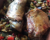 Foto del paso 5 de la receta: Cordero lechal al horno, con timbal de verduras
