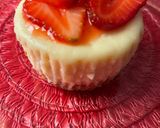 A picture of step 11 of Mini Cheese Cakes with Strawberry & Lemon Topping 🍓.