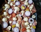 A picture of step 2 of Nikolas' Pork Chops in the Roaster.