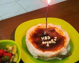 Foto langkah ke 8 dari resep Birthday burnt cheese cake.