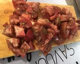 A picture of step 5 of Beef with Peanuts, Peppers, and Ginger.