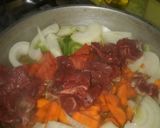Foto del paso 2 de la receta: Arroz con verduras y carne a la cacerola. (riquísimo)