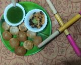 A picture of step 7 of Pani puri.