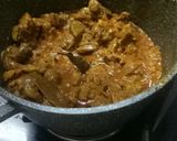 A picture of step 10 of Mutton Masala.