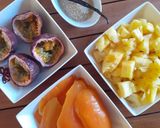 Une image de l'étape 5 de Aumônière d'été aux fruits exotiques.