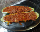 Foto del paso 7 de la receta: Calabacín relleno al horno con cebolla caramelizada