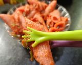 A picture of step 9 of Pink sauce pasta.