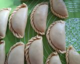 Foto langkah ke 5 dari resep Pastel Panggang Pisang Coklat Keju.
