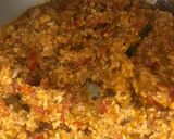 A picture of step 5 of Chicken Rara.