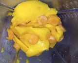A picture of step 1 of 🥕 carrot+🥭 mango smoothie.
