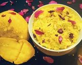 A picture of step 6 of Mango Shrikhand or Matho.