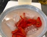 Foto del paso 5 de la receta: Magro de cerdo en tomate y achiote con guarnición de arroz, cilantro y salsa rocoto 🌶 en crockpot