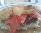 Foto del paso 10 de la receta: Sándwich griego!!! a mi estilo... 😛🍅🌰🥒🍋🥩🌮🌯🍟😝😜