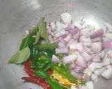 A picture of step 1 of Egg Rice.