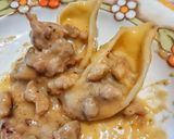 Foto del passaggio 4 della ricetta Conchiglioni con crema di patate e salsiccia