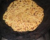 A picture of step 2 of Kuttu ke parathe.