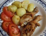 A picture of step 7 of Baked marinated chicken with potatoes.