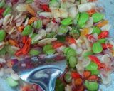 Foto langkah ke 7 dari resep Tumis cumi pete.