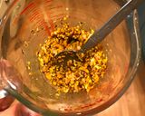 A picture of step 1 of Chicken Thighs with Pistachio 'Pesto'.