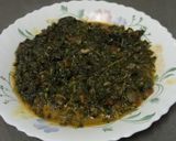 A picture of step 6 of Mchicha with milk #vegetablecontest.