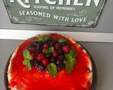🍰 KRÉMES MASCARPONÉS SAJTTORTA ERDEI GYÜMÖLCSÖKKEL 🫐🍓 recept fázis 6 fotója
