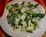 Foto del paso 5 de la receta Ensalada de canónigos con pollo y parmesano