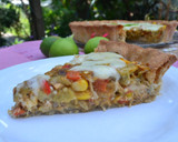 Foto del paso 7 de la receta: Tarta de pollo y berenjenas ahumadas en masa de vino blanco🌹