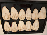 Berenjenas con jamón y queso