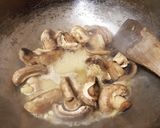 A picture of step 3 of Mustard Garlic Mushrooms 😀.